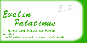 evelin palatinus business card